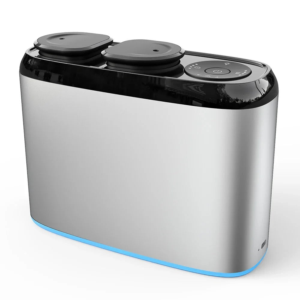 מפיץ שמן ארומה דו־פייתי מקצועי🌿 לחות, ריח והרפיה בבית או במשרד