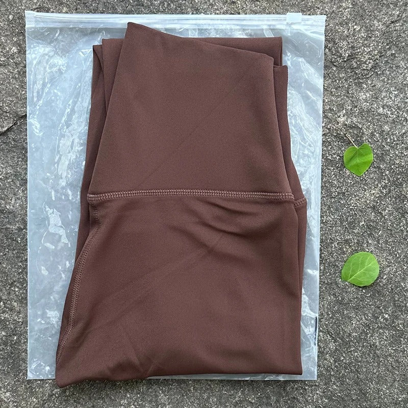 מבצע✨ טייץ ספורט לנשים 29 צבעים גמיש, נושם עם כיס פנימי למפתח סלולרי