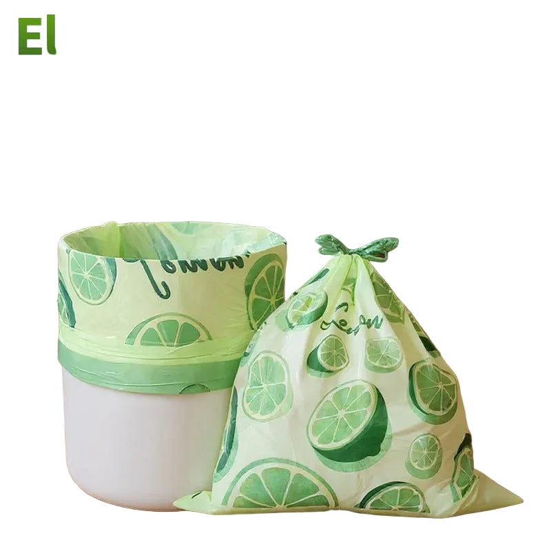 שקיות אשפה מעוצבות אופנתיות סטייל עבות וריחניות 100 בגליל ריח לימון רענן בית משרד חדר ילדים