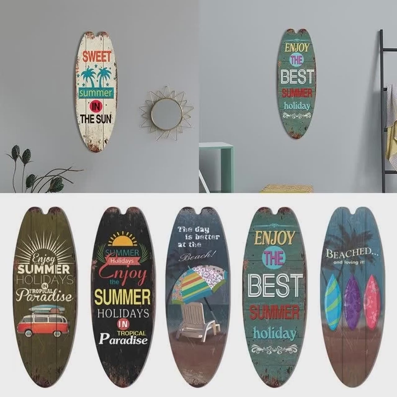🏄‍♂️ גלשן עץ לעיצוב הבית קל לתלייה ומרהיב