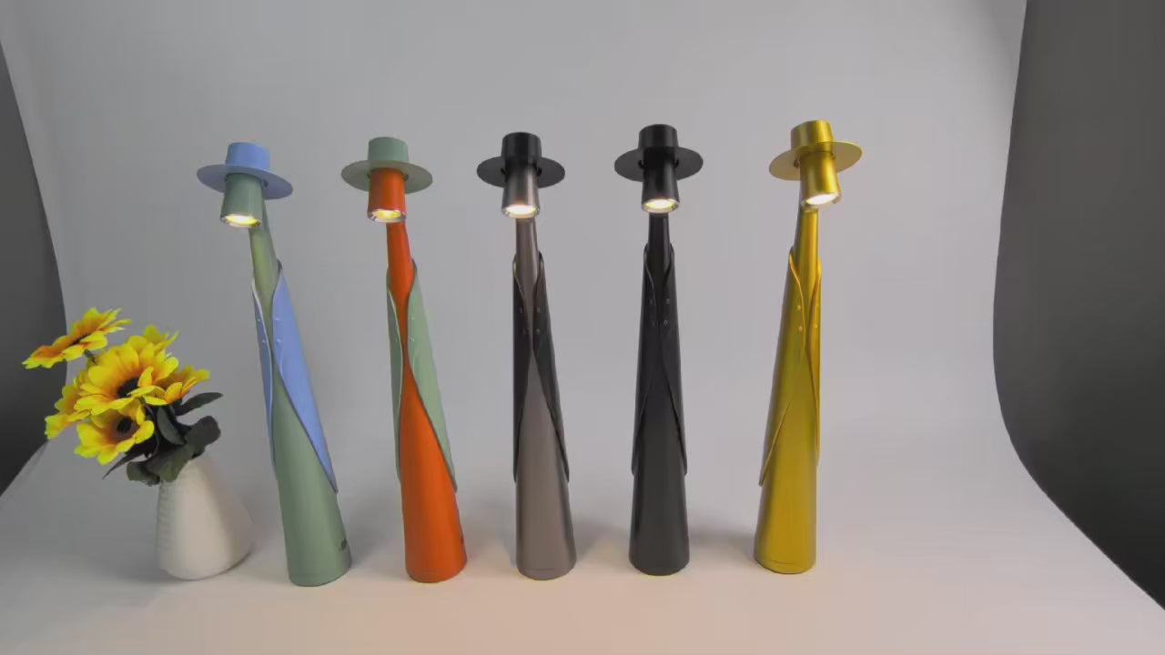 מנורת שולחן לד מעוצבת עיצוב מעמע מודרני