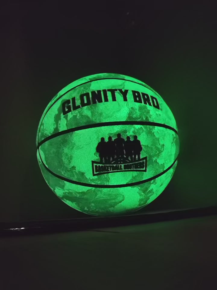 כדור כדורסל זוהר לילדים 🏀מידות 5,6,7 למשחק חוץ בלילה