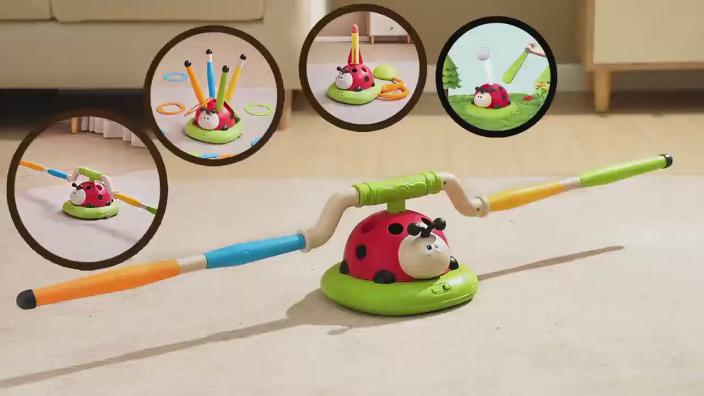 צעצוע החיפושית הרב-תכליתי 4 משחקים ב 1  להורים שרוצים להוציא את הילדים מהמסכים
