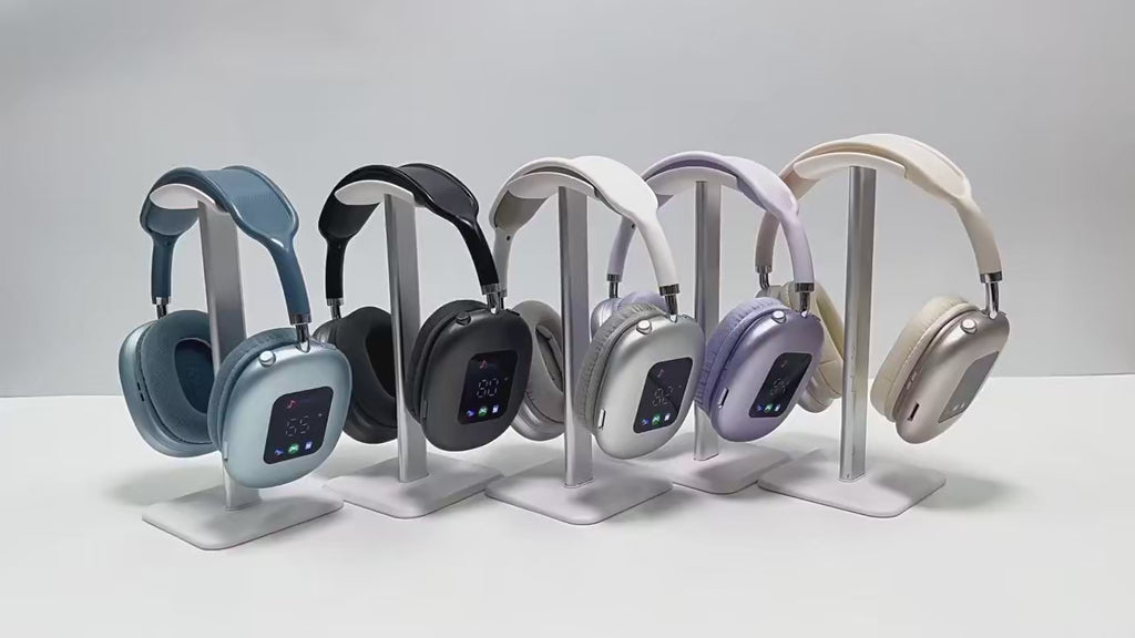אוזניות אלחוטיות עם מסך , סוללה ארוכת טווח ואיכות סאונד גבוהה RGB Bluetooth