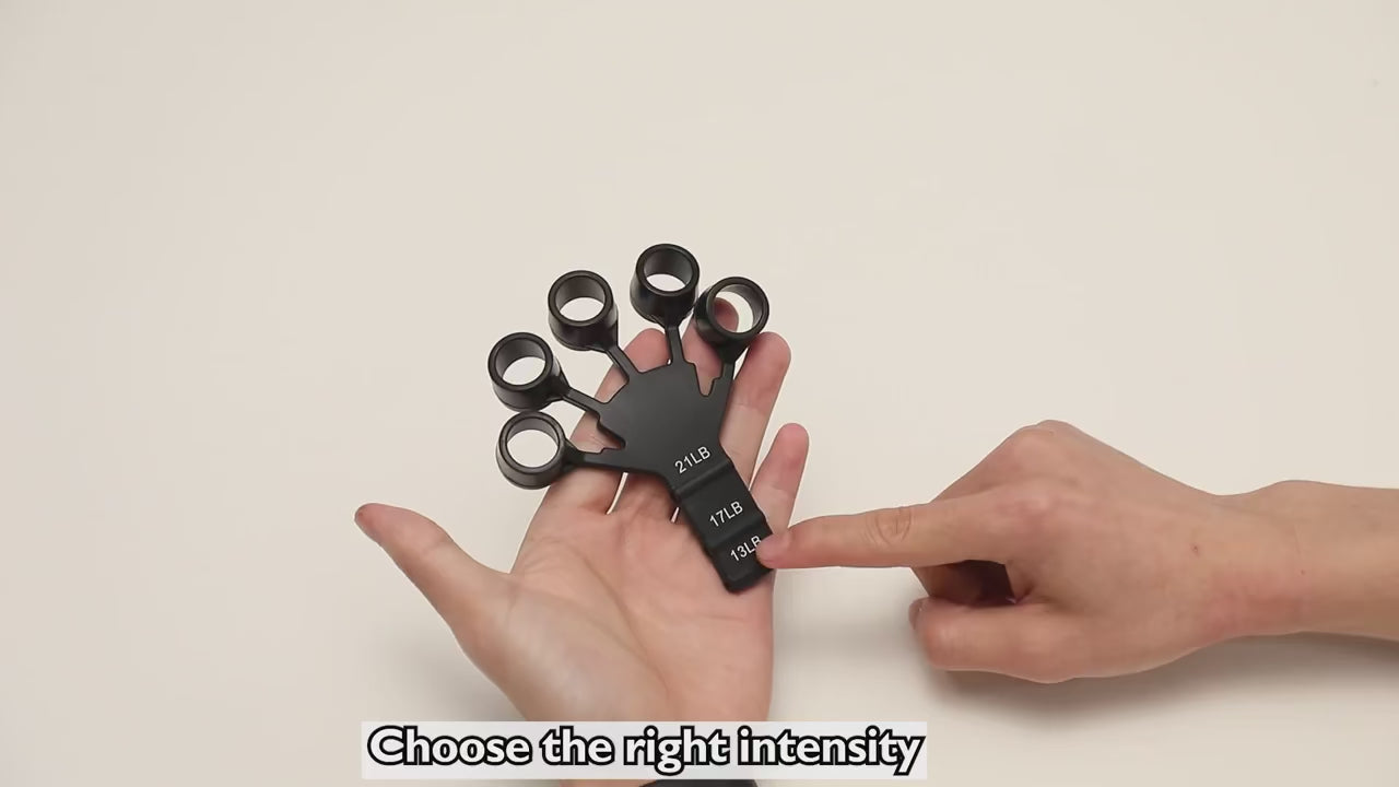 סט 6 מכשירים מאמן שרירי אצבעות וכף יד סיליקון לחיזוק, שיקום ואימון גמישות