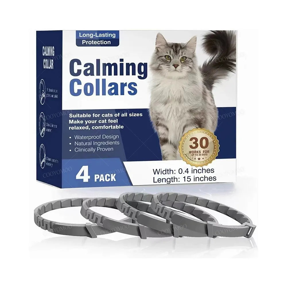 מבצע סט 4 קולר הרגעה לחיות מחמד