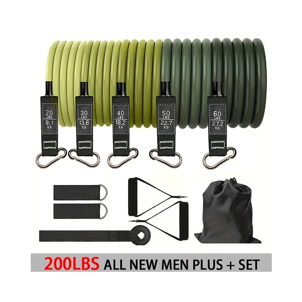 סט גומיות התנגדות מקצועי  פתרון מושלם לאימון ביתי וחדר כושר