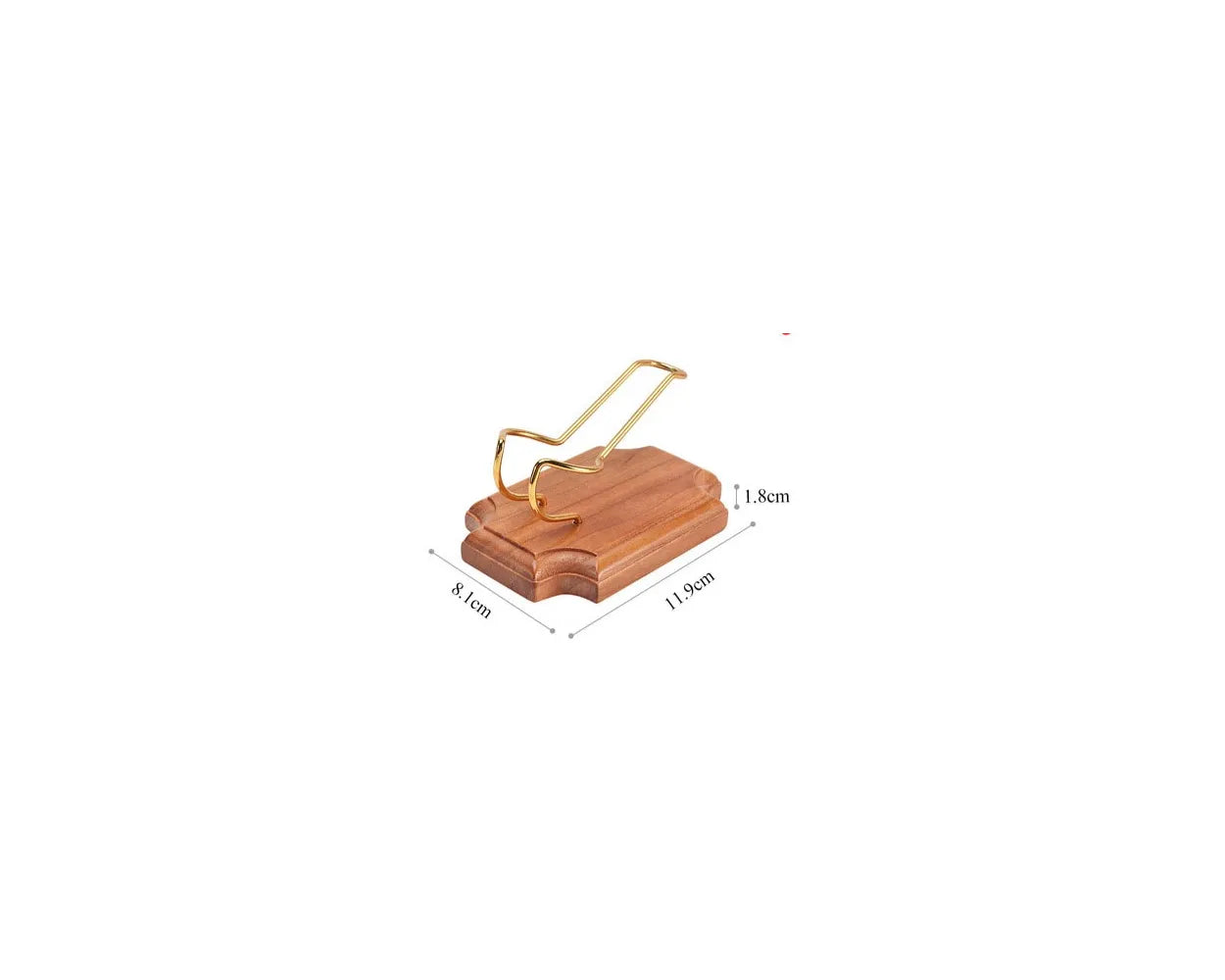פאיפ מעמד סטנד מתכת+עץ