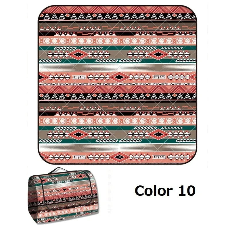 מחצלת חוץ מתקפלת לפיקניק, קמפינג וחוף 200- 200 ס'מ 24 דגמים