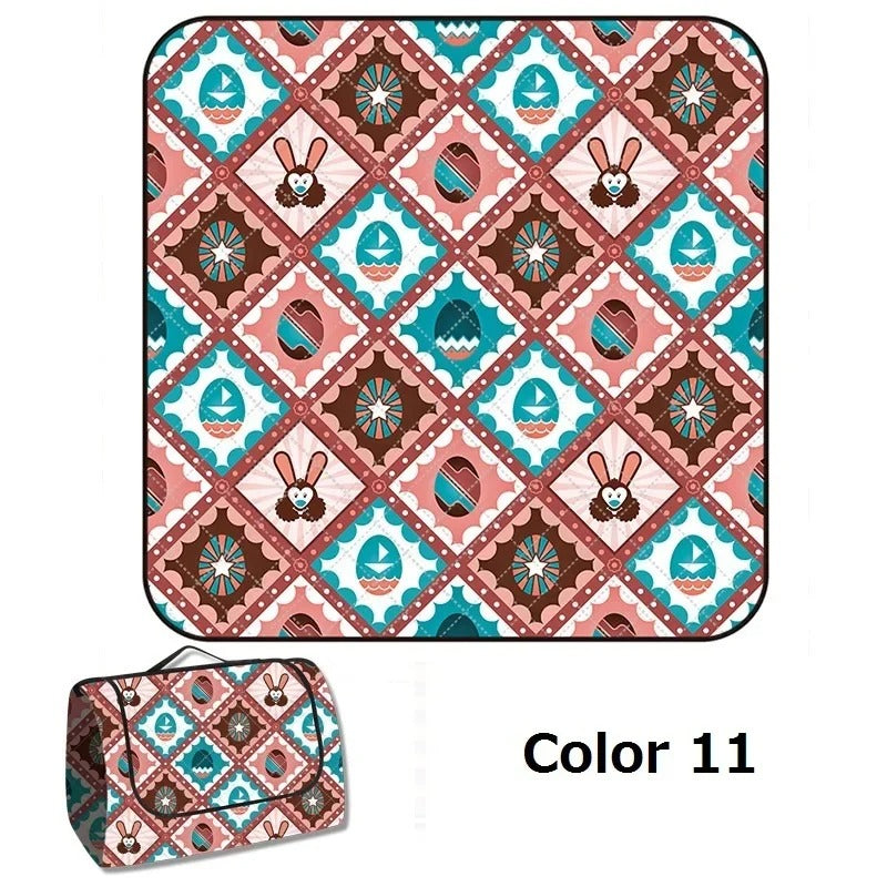 מחצלת חוץ מתקפלת לפיקניק, קמפינג וחוף 200- 200 ס'מ 24 דגמים