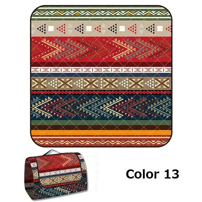 מחצלת חוץ מתקפלת לפיקניק, קמפינג וחוף 200- 200 ס'מ 24 דגמים