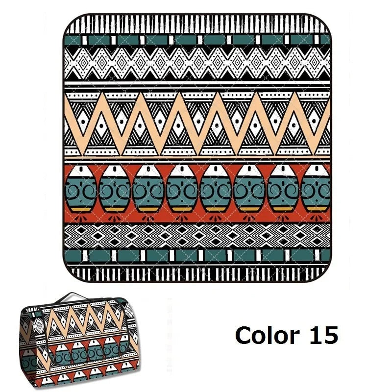 מחצלת חוץ מתקפלת לפיקניק, קמפינג וחוף 200- 200 ס'מ 24 דגמים