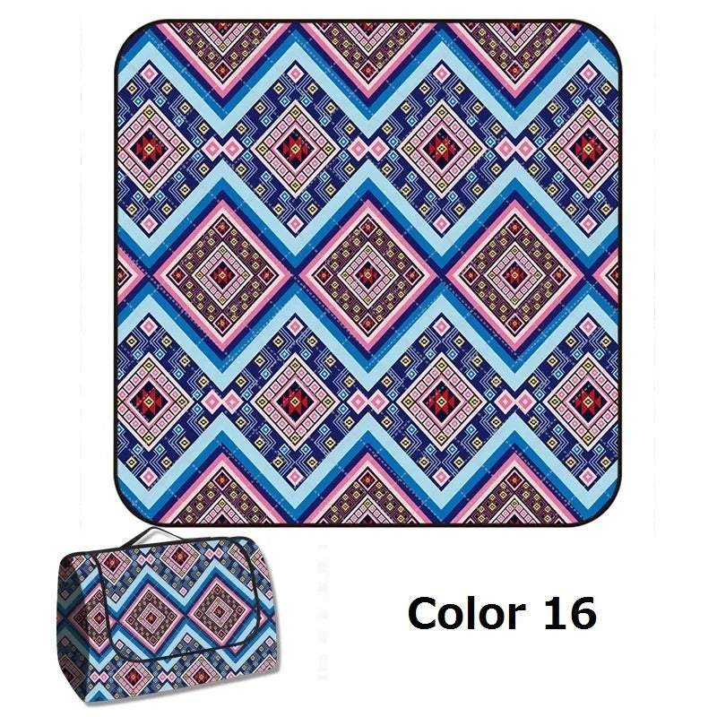 מחצלת חוץ מתקפלת לפיקניק, קמפינג וחוף 200- 200 ס'מ 24 דגמים