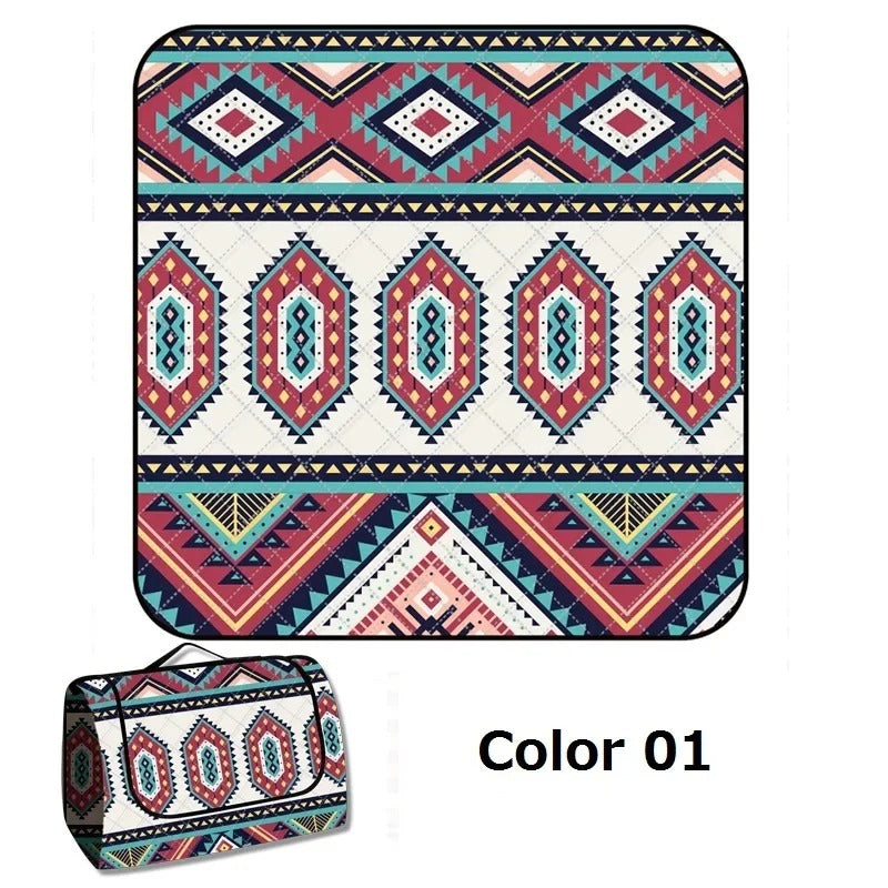 מחצלת חוץ מתקפלת לפיקניק, קמפינג וחוף 200- 200 ס'מ 24 דגמים