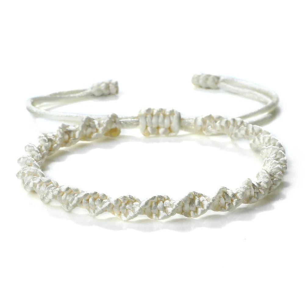 סט 5 צבעים צמידי "מזל וברכה" בעבודת יד חברות ידידות