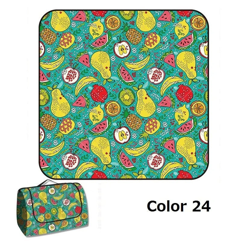 מחצלת חוץ מתקפלת לפיקניק, קמפינג וחוף 200- 200 ס'מ 24 דגמים