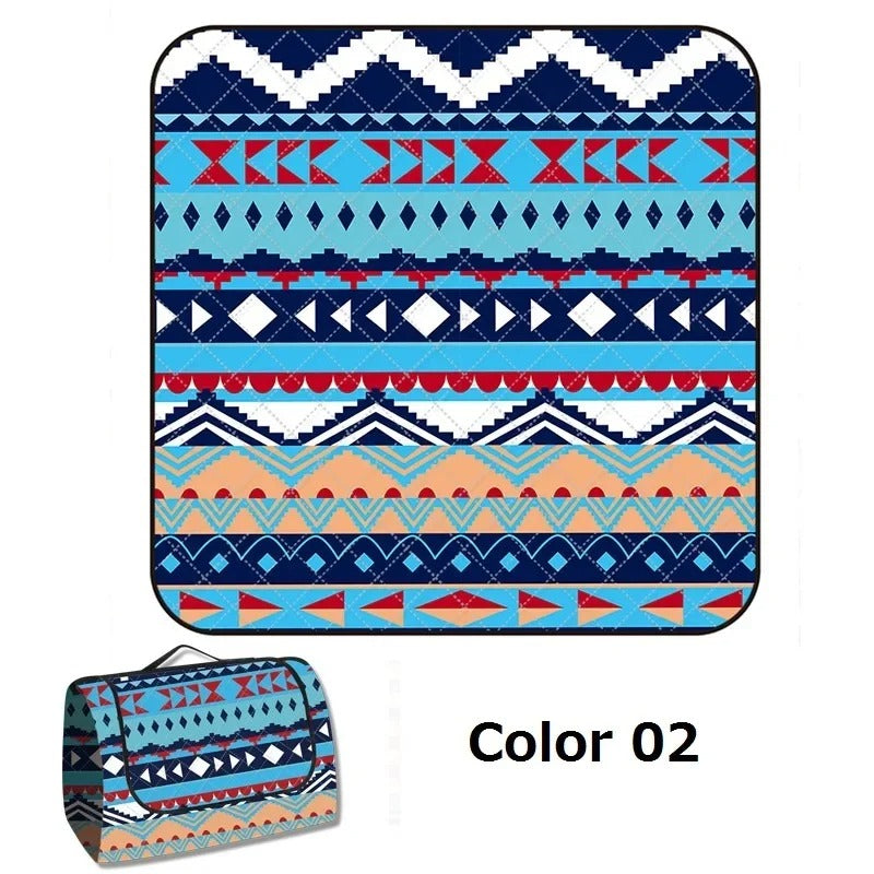 מחצלת חוץ מתקפלת לפיקניק, קמפינג וחוף 200- 200 ס'מ 24 דגמים