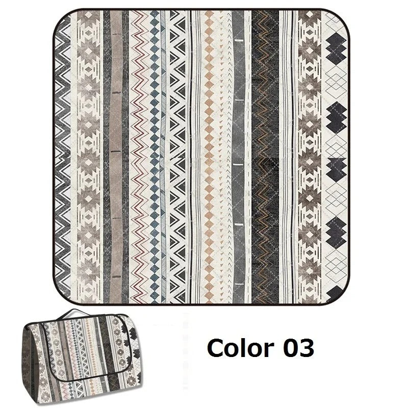 מחצלת חוץ מתקפלת לפיקניק, קמפינג וחוף 200- 200 ס'מ 24 דגמים