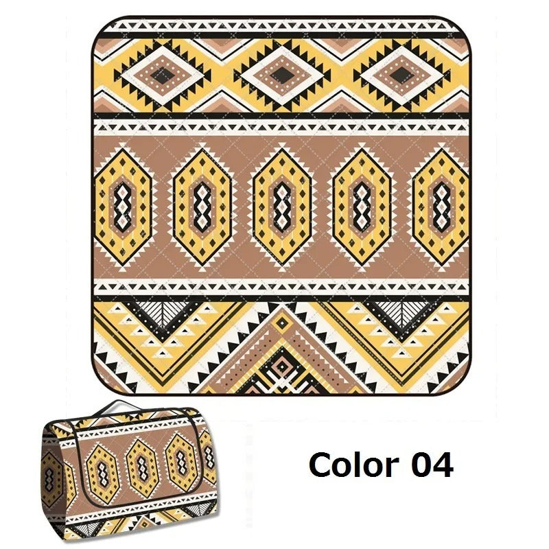 מחצלת חוץ מתקפלת לפיקניק, קמפינג וחוף 200- 200 ס'מ 24 דגמים