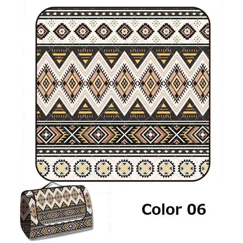 מחצלת חוץ מתקפלת לפיקניק, קמפינג וחוף 200- 200 ס'מ 24 דגמים