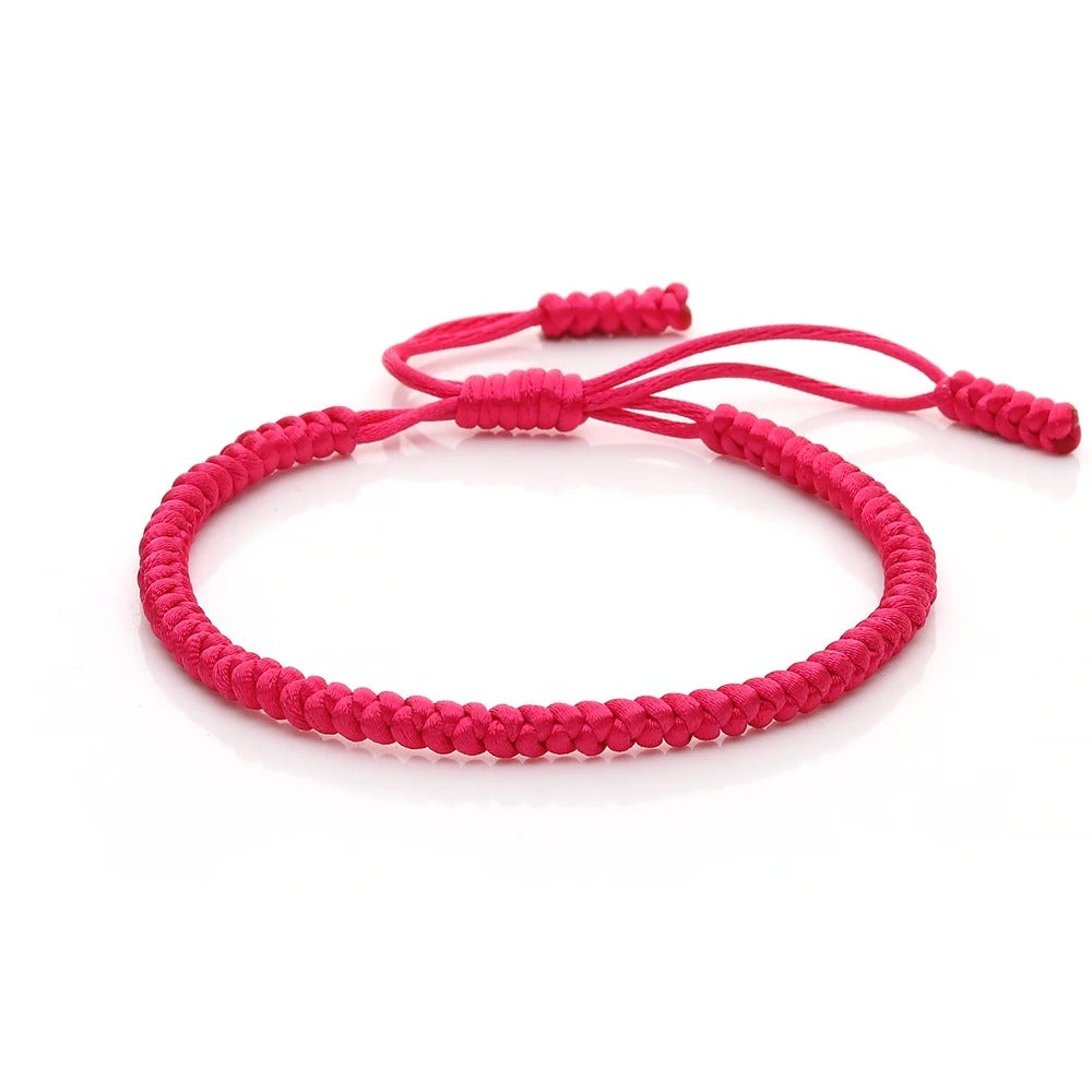 סט 5 צבעים צמידי "מזל וברכה" בעבודת יד חברות ידידות