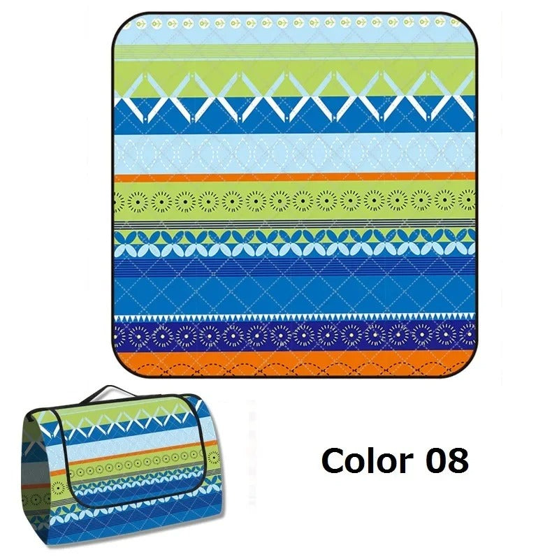 מחצלת חוץ מתקפלת לפיקניק, קמפינג וחוף 200- 200 ס'מ 24 דגמים