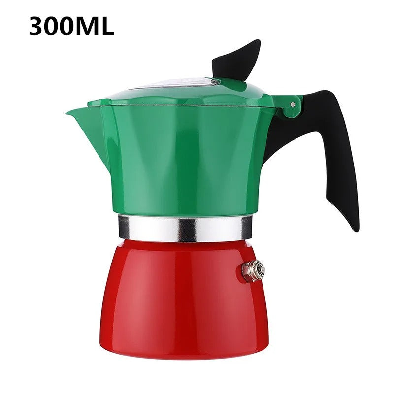 מקינטה מכונת אספרסו מאלומיניום  למטבח, למשרד ולקמפינג להכנת קפה איטלקי וקובני מסורתי